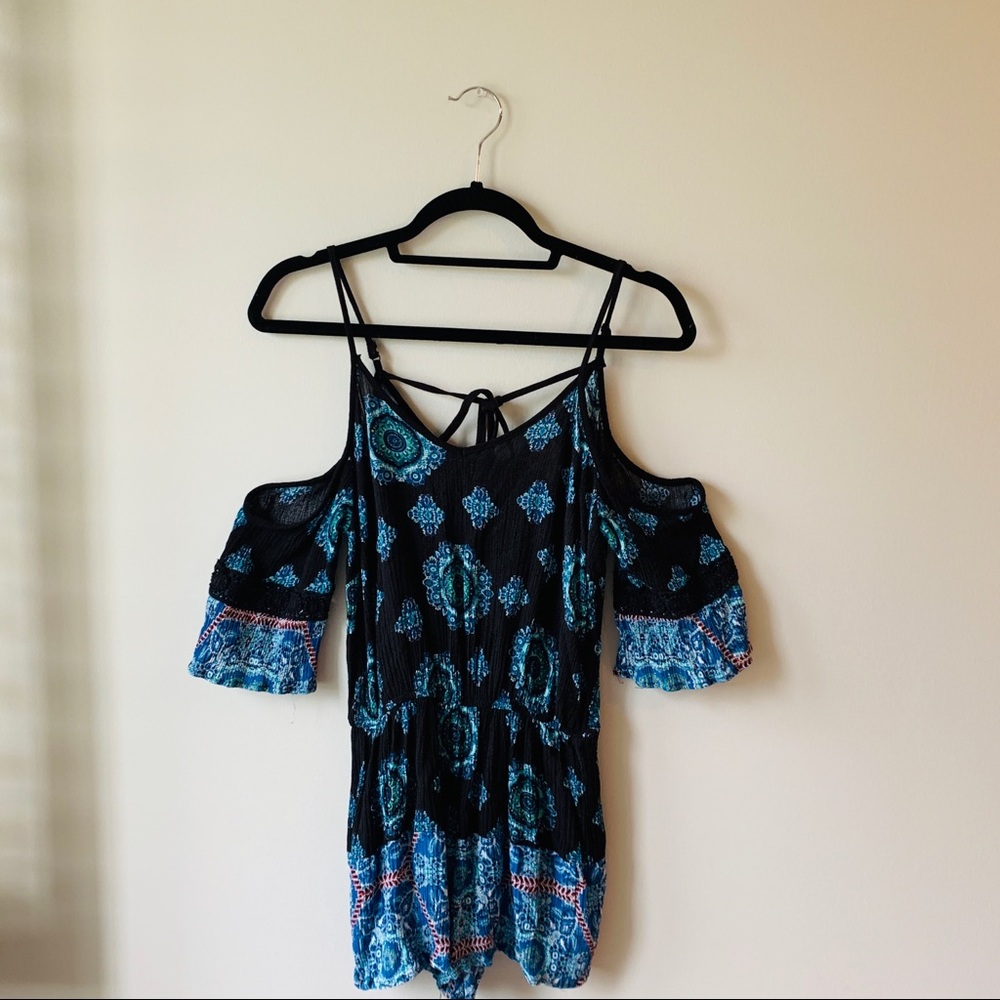 Boho Print Romper